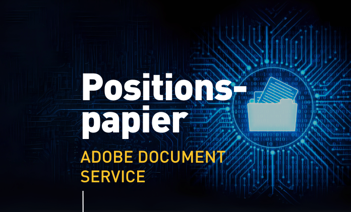 Symbolbild für DSAG-Positionspapier: Adobe Document Service